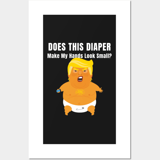 Funny Baby Trump Gifts Wall Art by gillys